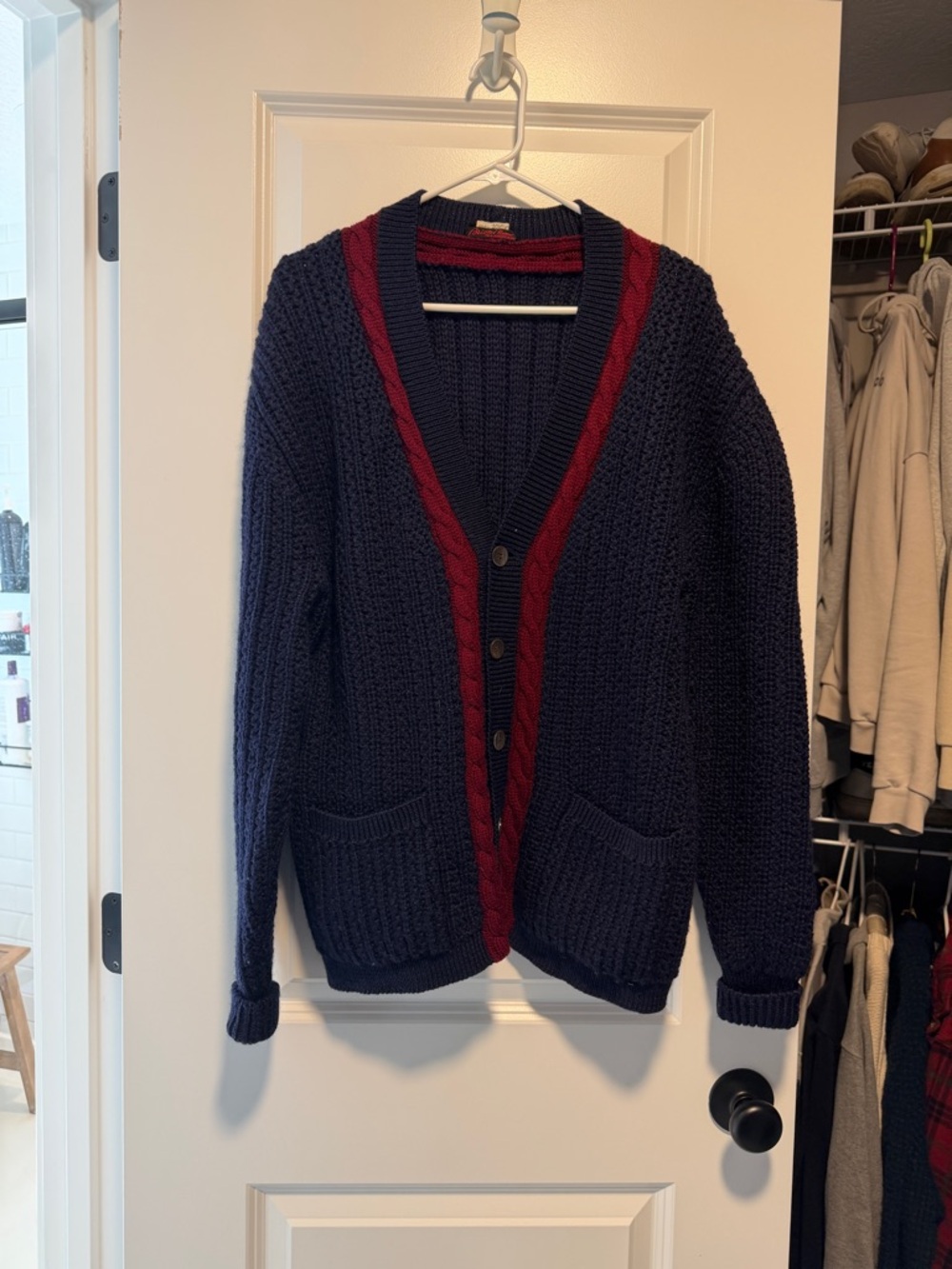 Vintage Brioni 100% Wool Cardigan